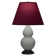 Petite lampe d'appoint à double gourde