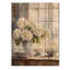 Hortensias dans le coin-repas I - impression d'hortensias sur bois de pin naturel-1050695318