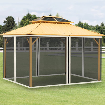 Filet de remplacement pour parois de patio, 10 pi x 13 pi, crème, filet gracieux, 10 pi x 13 pi, froid