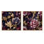 Yves - Ensemble de 2 collages carrés botaniques abstraits-101847567-101847569