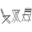 Bistro Set Folding 3 Pcs Steel-1154097781