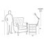Lampe de bureau 31,5 po Gjore-509909612