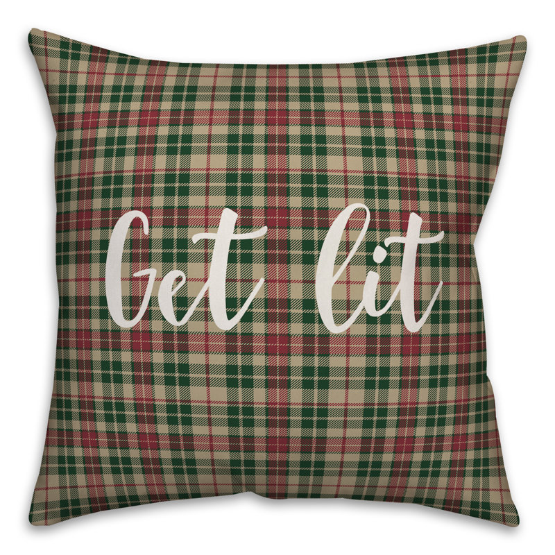 Plaid Throw Pillow, Pillow Cover