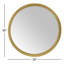 Miroir décoratif mural en perles de bois-87906244