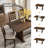 Agustin Transitional Dining Table with Invisible Slide Extension Board-1788559061