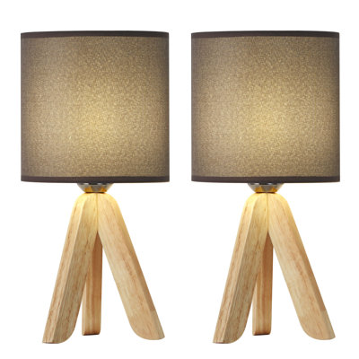 Ilhom Wood Tripod Lamp