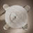 Modern simple microcrystal round dining table-103009772
