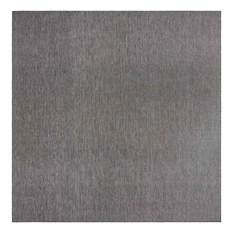 Avaughn Indoor/Outdoor Area Rug, Square 13', Black