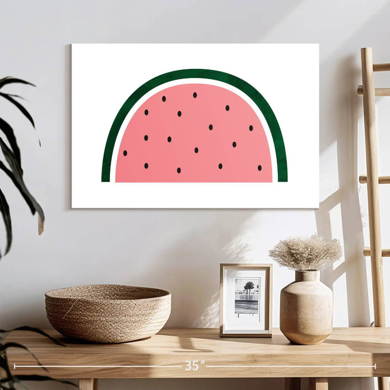 Yarlin Watermelon Slice I, 16" H x 24" W