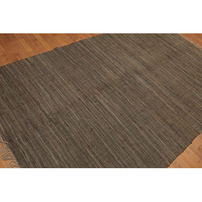 Tapis de zone brune handwoven Wetzel