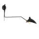 Varun Single Light Iron Dimmable Plug-in Swing Arm Sconce