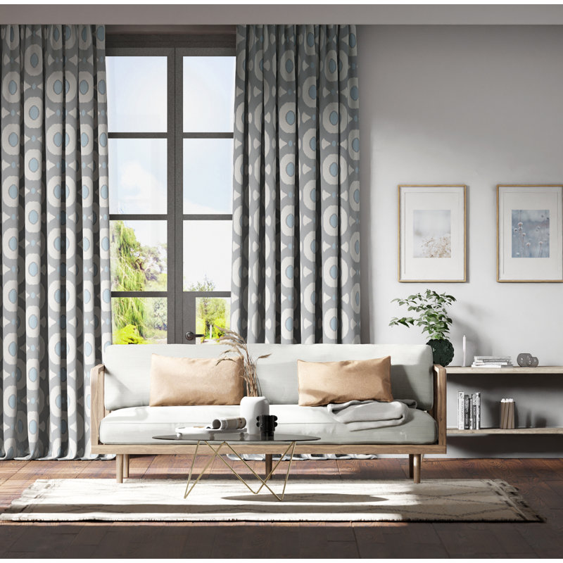 Zinnia Fabric, Tranquility/Sky