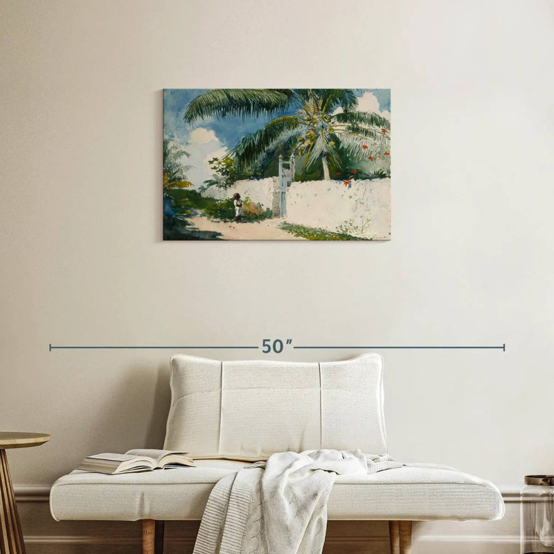 Nicci un jardin à Nassau, H 20 po x l 30 po