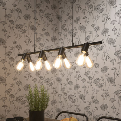 Swedish 8 - Light Kitchen Island Pendant