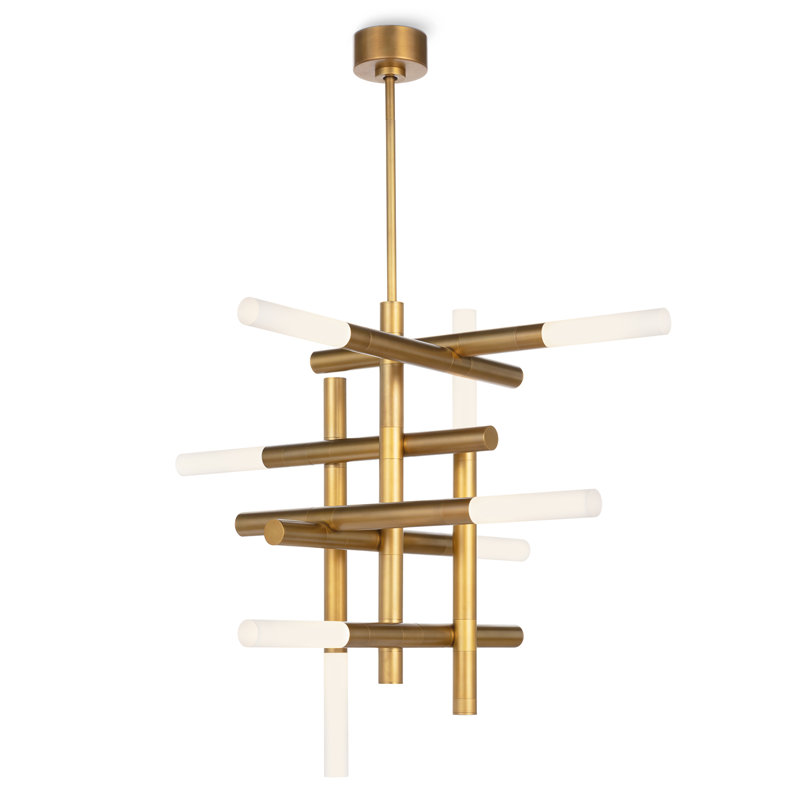 Cass Chandelier, Natural Brass