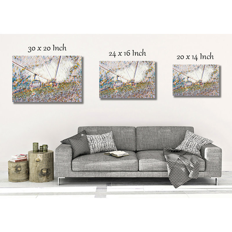 Wrapped Canvas Print, 35cm H x 50cm W