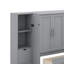 Grand lit escamotable avec tablettes, tiroirs et port USB-843456959