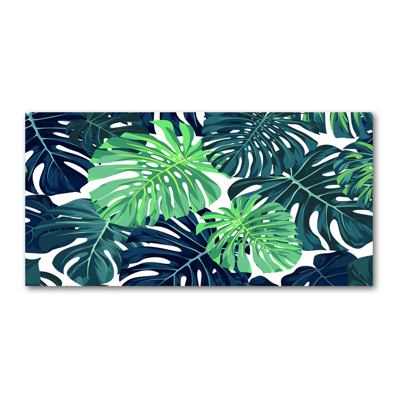 Tropical Leaves - Art Prints, Canvas, 70cm H x 140cm W