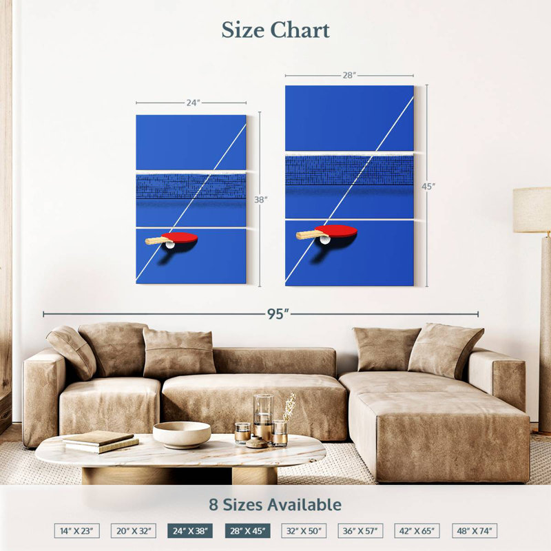 Sireci Pingpong, 38" H x 24" W