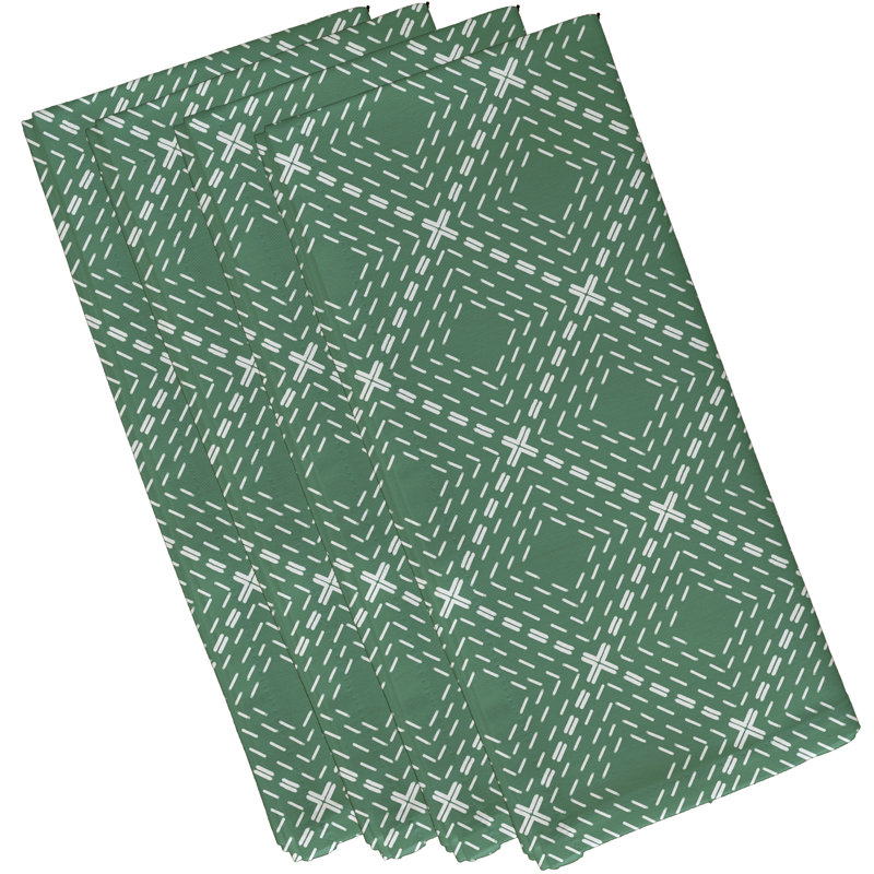 Ensemble de serviettes 4 pièces Abbie, Vert