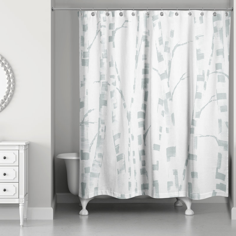 Rideau de douche Tyche, Bleu