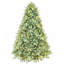 Arbre de Noël 9 pi avec 1150 lumières DEL blanc chaud, 4368 pointes en PVC PE, branches articulées et support en métal robuste