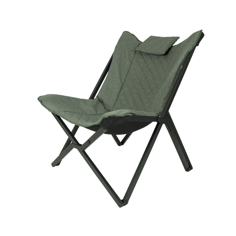 Trigg Reclining Camping Chair, Green