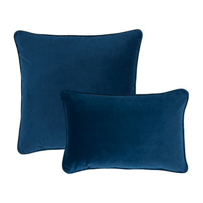  2 Piece Velvet Throw Pillow Set