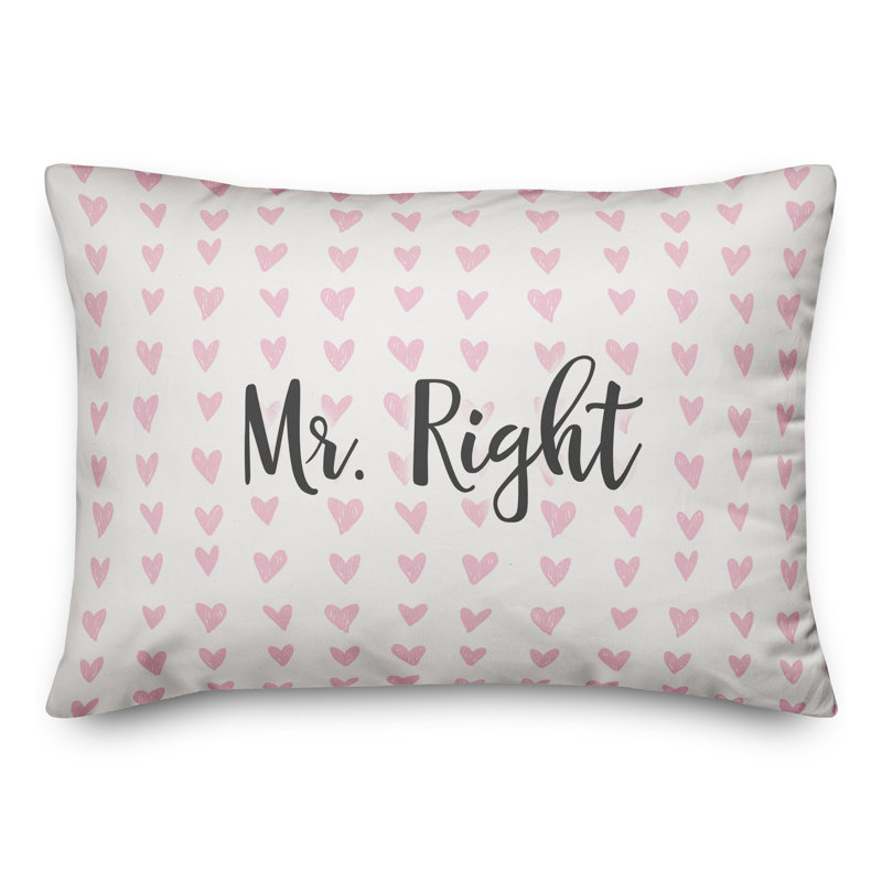  Coussin décoratif Mr. Right
