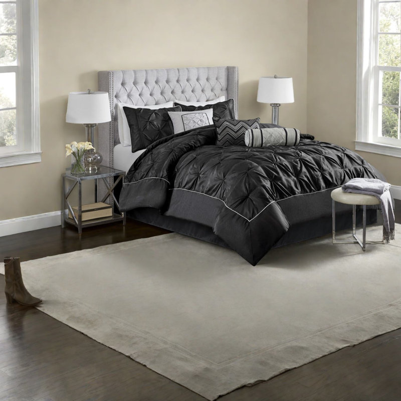 Elegant Bedding Sets, Polyester Cal King Tufted Modern Home Decor