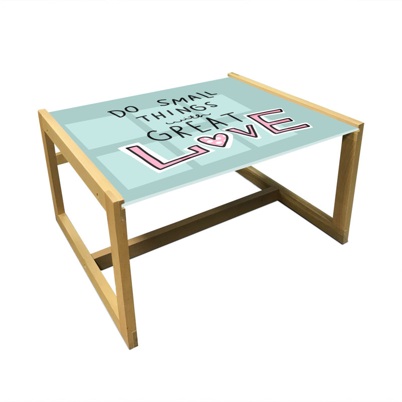 Jafeth Trestle Coffee Table, 40cm H x 74cm W x 62cm D