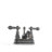 Kingston Brass English Classic Two-Handle 3-Hole Deck Mount 4" Centerset Bathroom Faucet with Plastic Pop-Up-29272514