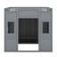 Lit mezzanine pleine grandeur avec garde-robe