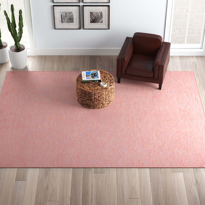 Hyden Positano Solid Rainbow Indoor/Outdoor Area Rug, Rectangle 10' x 14'