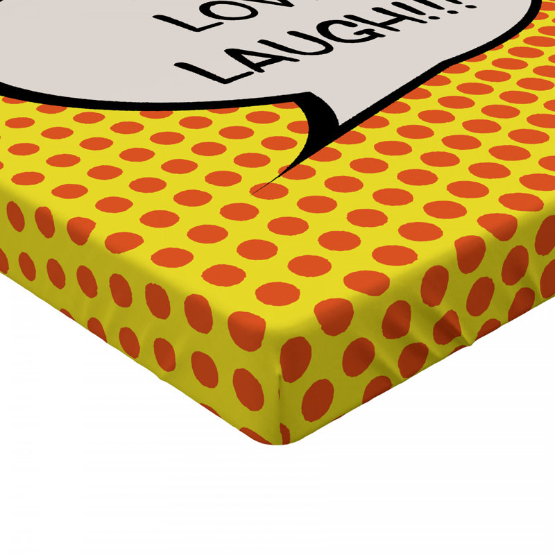 Microfiber Polka Dots Fitted Sheet, Full Fitted Sheet