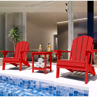 Bethune Foldable Outdoor Adirondack Chair