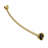 Utopia Alley Rustproof Fixed Mount Single Curved Shower Rod, Aluminum, adjustable from 45" to 72" Wide-102672045