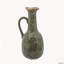 Vase en céramique 5,9 "x 5,1" x 12,2 "vert olive avec motifs floraux, vase de table
