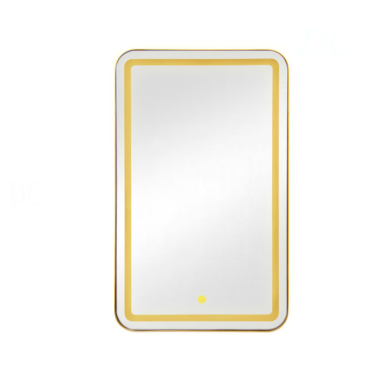 Armoire à pharmacie rectangulaire avec miroir et miroir de salle de bain