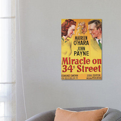 «Miracle On 34th Street», reproduction d'art sur toile tendue