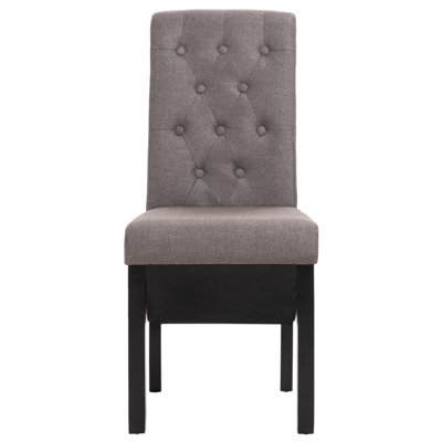 Dining Chairs Side Chair with Solid Wood Legs for Home Kitchen Fabric