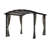 11 Ft. W x 11 Ft. D Outdoor Steel Arched Pergola With Beige Curtain and Canopy-127328336