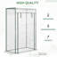 Ahsha 100 x 50 x 150cm Tomato Greenhouse for Plants PVC Cover, Clear