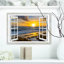 «Open Window to Bright Yellow Sunset», photographie-168042336-168042339
