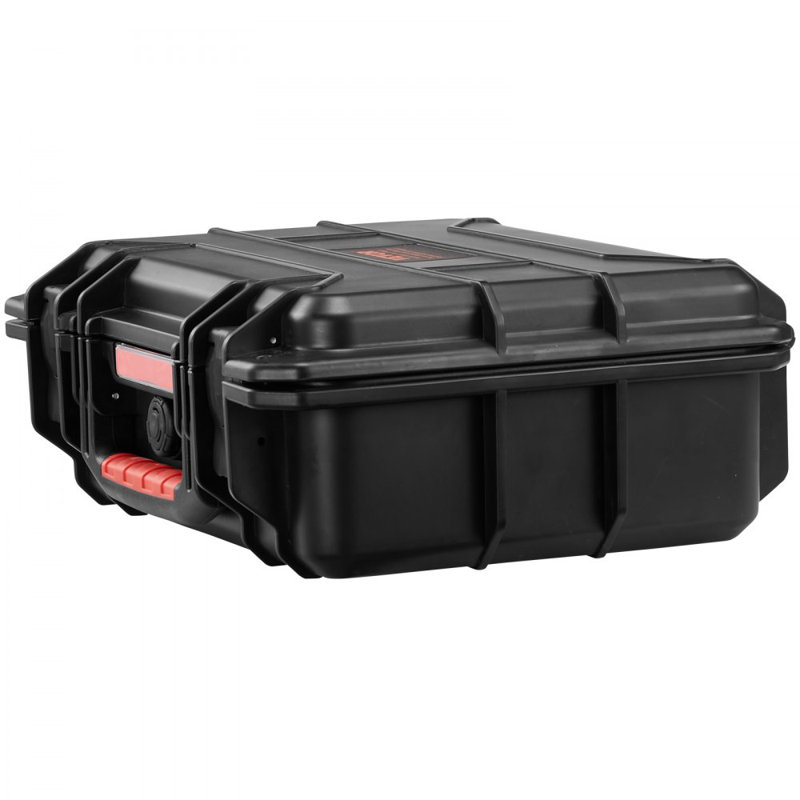 0.56 Cu.ft Weatherproof Hard Case with Handle Clips Padlock Holes PU Foam