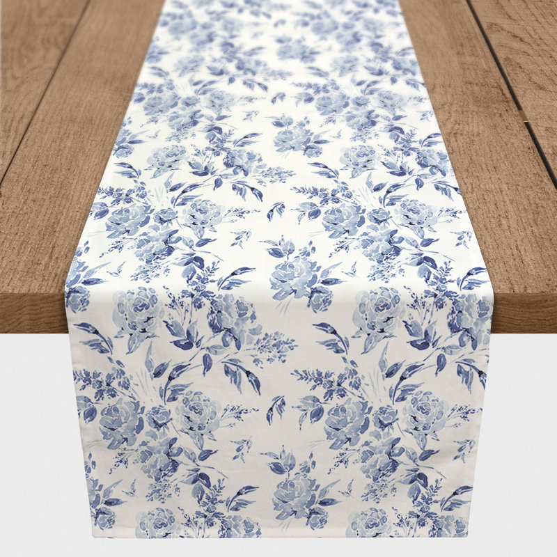 Chemin de table floral Semiha, 90 po x 16 po