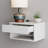  Modern Floating Bedroom Nightstand with Storage Drawer and Open Shelf Cubby-68588420
