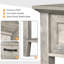 Table de bout avec tiroir, table d'appoint pour le salon-571385394-571385396