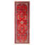 Tapis rouge noué à la main de conception unique 3 pi 5 po x 9 pi 5 po Kayseri