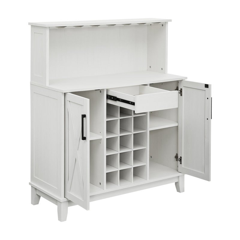 Armoire de bar Dunstable Home, Blanc cassé